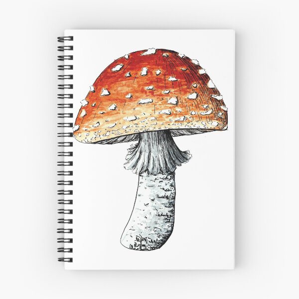 Item preview, Amanita Muscaria fantasy Mushroom watercolour  designed and sold by Elliezart.