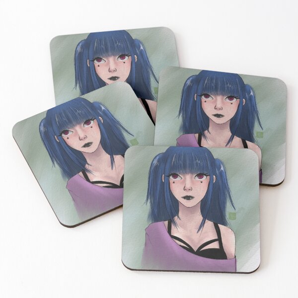 Item preview, E-girl (with background) designed and sold by AliceOlwArt.