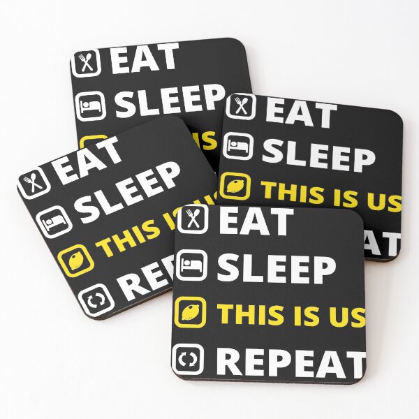 Item preview, Eat, Sleep, This is Us, Repeat - Funny designed and sold by Louay Oudi.