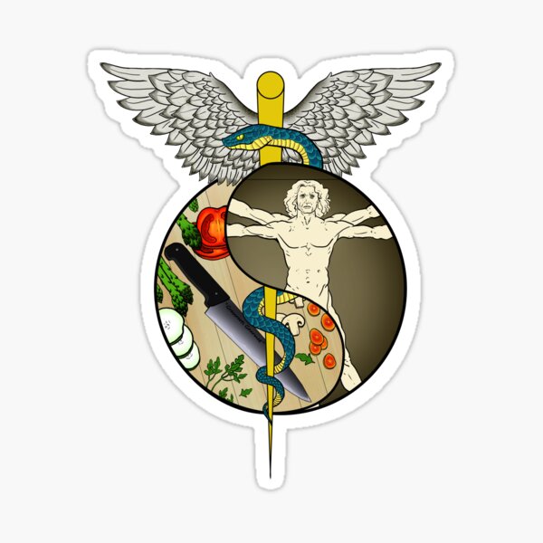 Vista previa del artículo con la obra «Medicina culinaria», diseñado y vendido por Chef Dr  Mike.