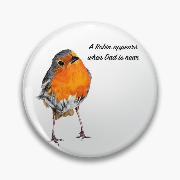 Item preview, A Robin appears when Dad is near designed and sold by IslesArt.