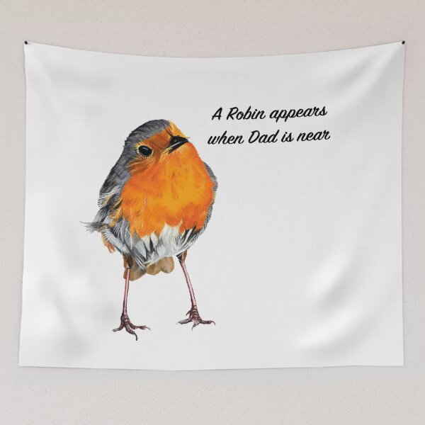 Item preview, A Robin appears when Dad is near designed and sold by IslesArt.