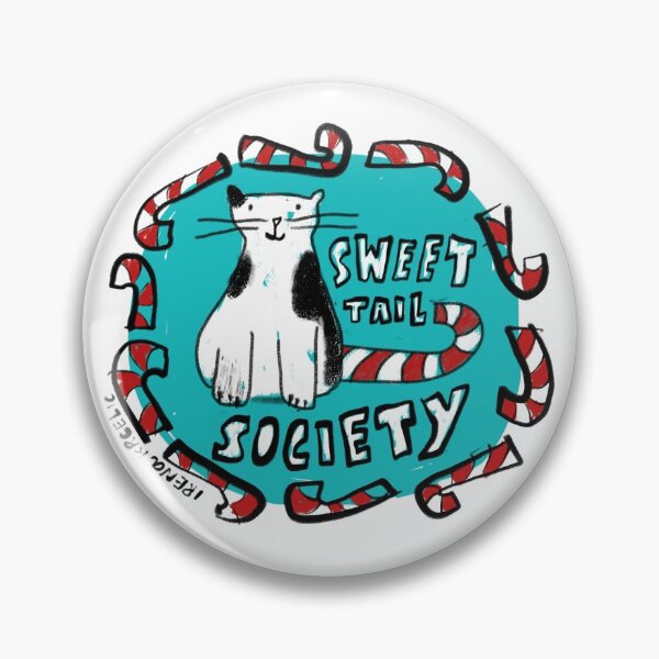 Aperçu de l'œuvre Société Sweet Tail - Mrs Whiskers - Candy Cane Cat Club créée et vendue par irena krcelic.