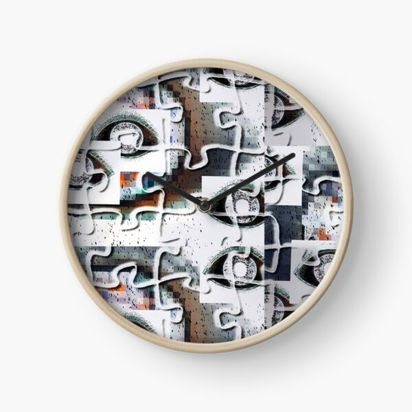 Puzzlespiele Augen Pixel Uhr