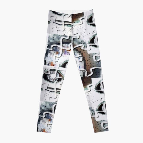 Puzzlespiele Augen Pixel Leggings