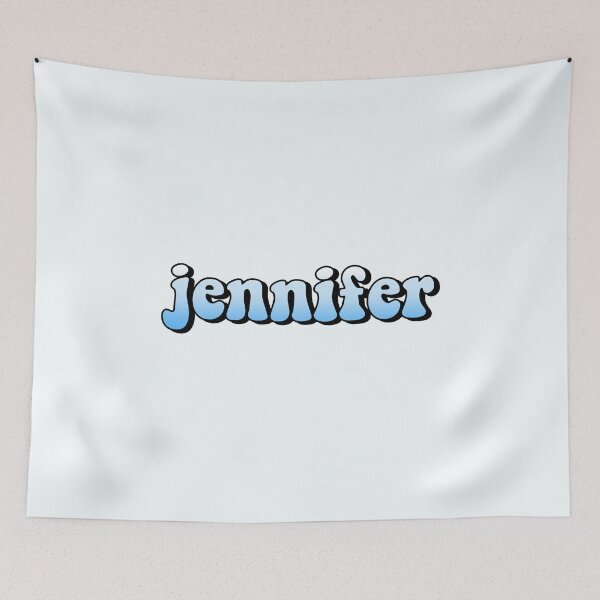 Item preview, aesthetic pastel blue gradient jennifer name designed and sold by STAR10008.