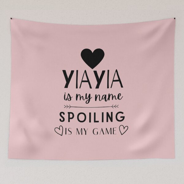Item preview, Yiayia Is My Name Spoiling Is My Game Funny Greek Grandmother Gift designed and sold by TheStudioBee.