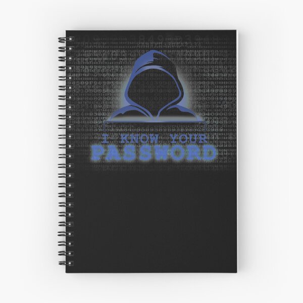 Item preview, I Know Your Password Funny Geeky designed and sold by Nerd Shizzle.