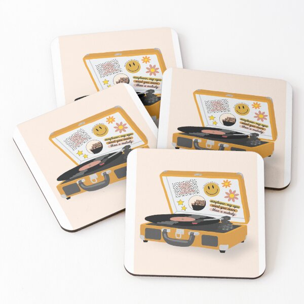 Item preview, Aesthetic Record player with stickers designed and sold by Lexyjones22.