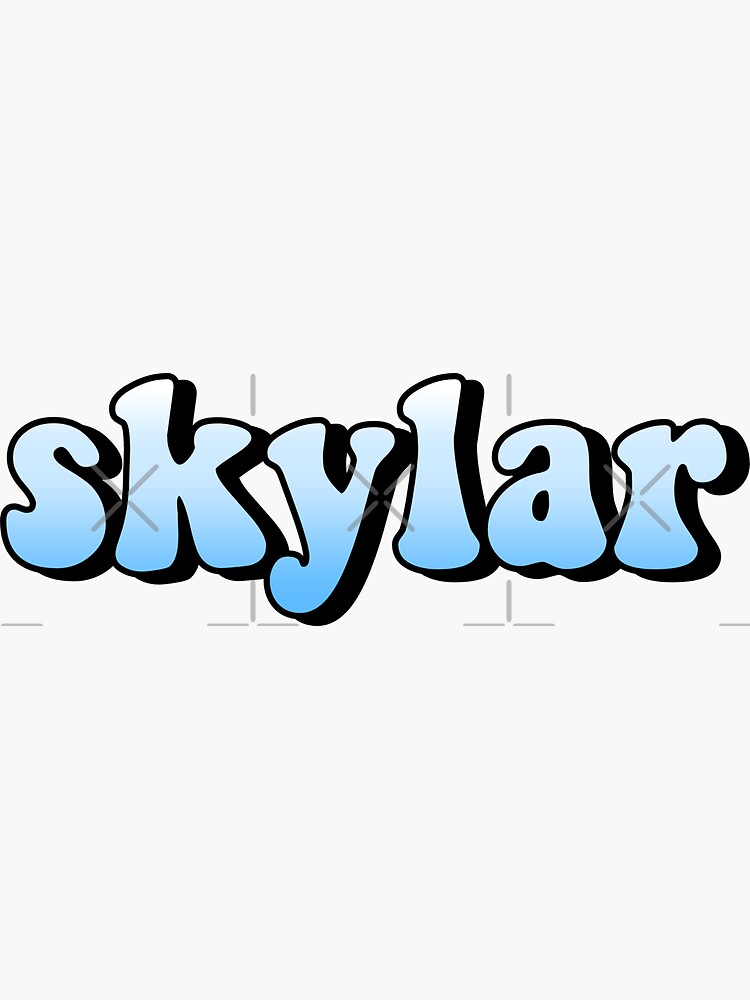 “aesthetic pastel blue gradient skylar name” Sticker by STAR10008