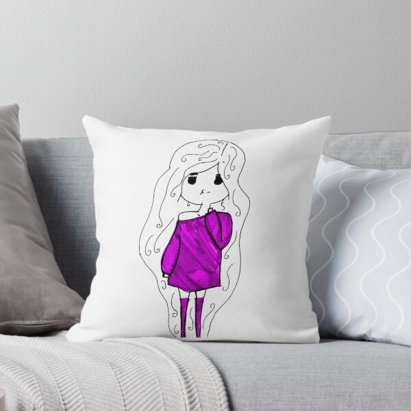 Item preview, The girl in the purple dress designed and sold by Gindylla.