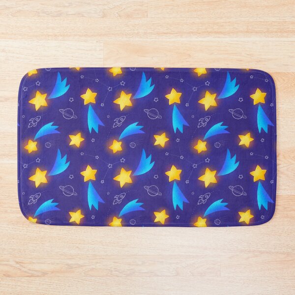 Item preview, Shining yellow magic falling stars in space designed and sold by 1enchik.