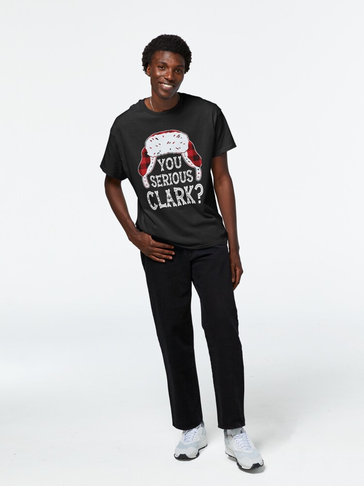 Discover You Serious Clark Funny Christmas T-Shirt