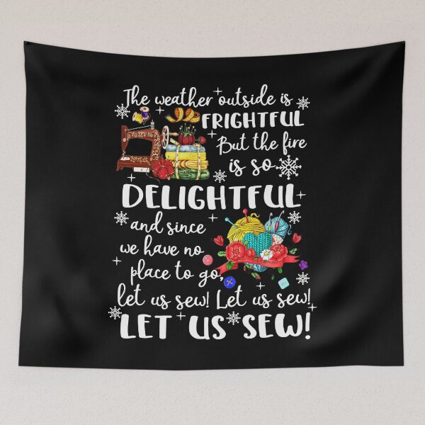 Item preview, Let it Sew Funny Christmas Sewing Matching Sewing Xmas Gift designed and sold by Charles Brian.