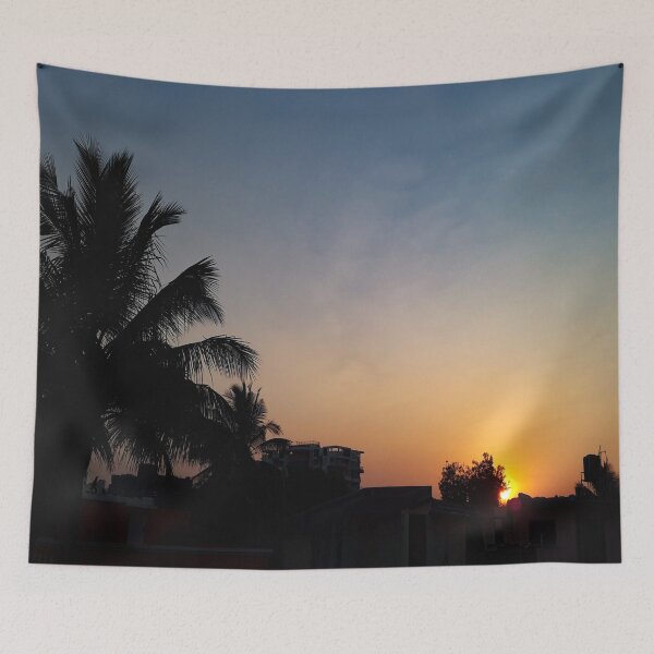 Item preview, Sunset Color Evening designed and sold by PriyanDecor.