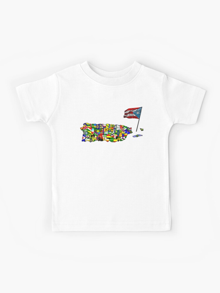 SoLunAgua Roberto Clemente 21 Boricua Kids T-Shirt