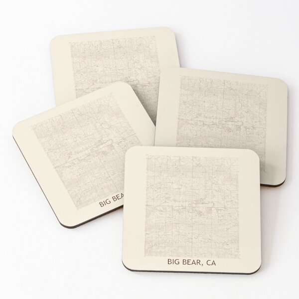 Item preview, Big Bear, CA Quad Topographical Map Vintage designed and sold by PGHPhotoCo.