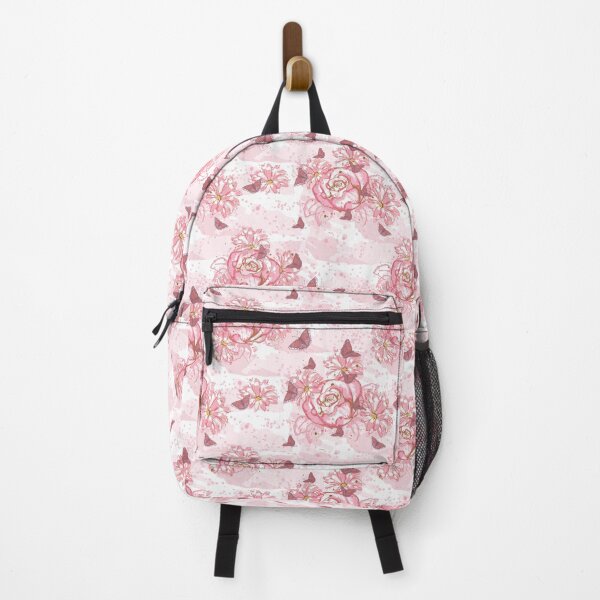 Item preview, Pink flowers, beautiful butterflies, special products designed and sold by Marcu Ioachim.