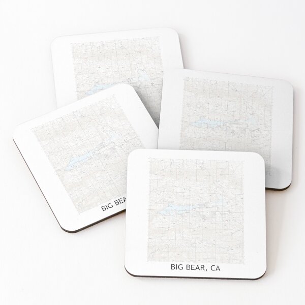 Item preview, Big Bear, CA Quad Topographical Map Clean designed and sold by PGHPhotoCo.