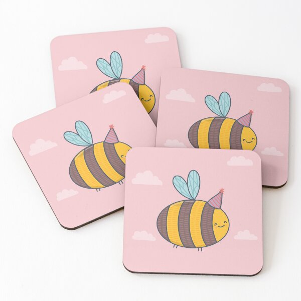 Item preview, Bee In A Party Hat designed and sold by JoanneHawker.