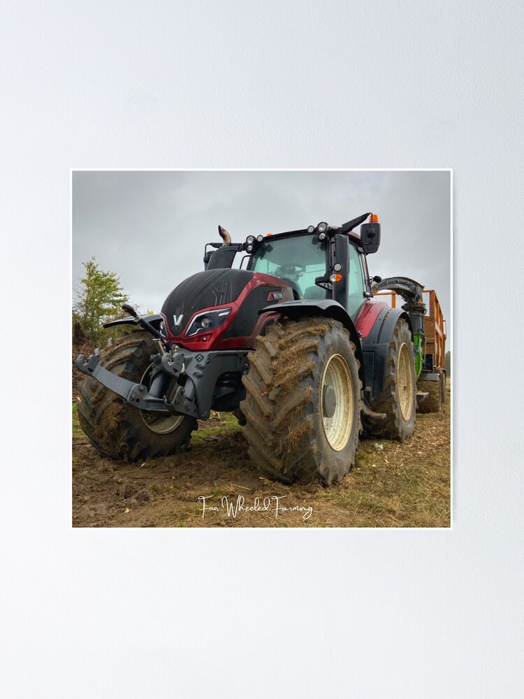 Valtra Tractor by Four Wheeled Farming" Poster by FourWheeledFarm Redbubble