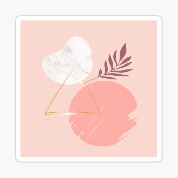 Item preview, Marble Pink Leaf Modern Abstract Art designed and sold by designenrich.