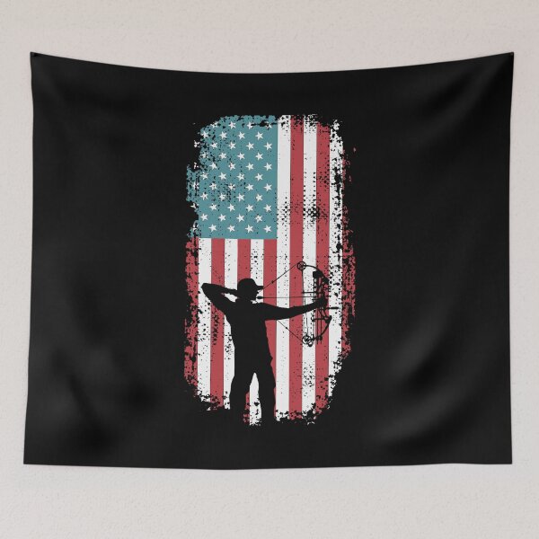 Item preview, Bow Hunting American Flag Patriotic  designed and sold by Vanover Designs.