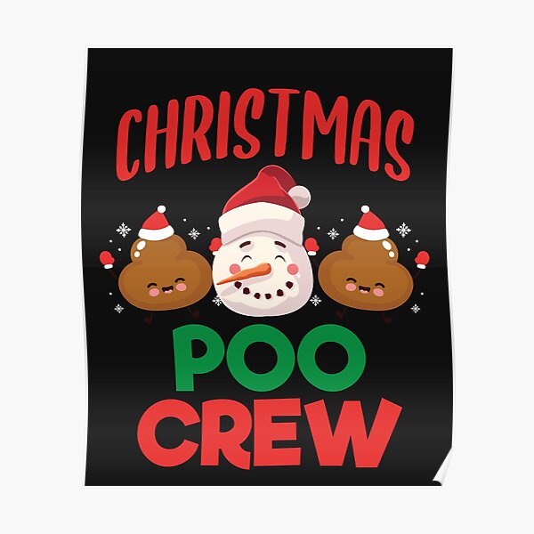 christmas poop emoji shirt