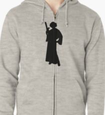Star Wars Princess Leia Black Zipped Hoodie