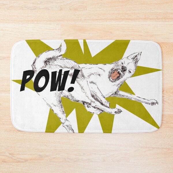 Item preview, Kung Fu Dog Comic Pow designed and sold by Furbabynanigans.