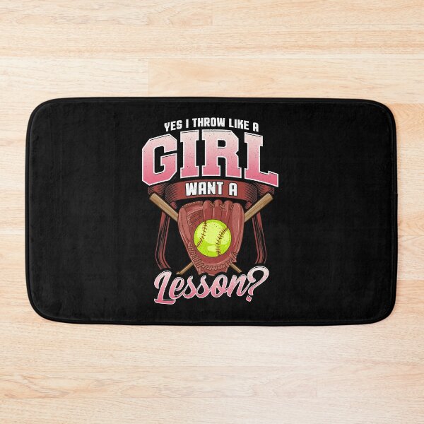 Item preview, Yes I Throw Like a Girl Want a Lesson? Softball designed and sold by perfectpresents.