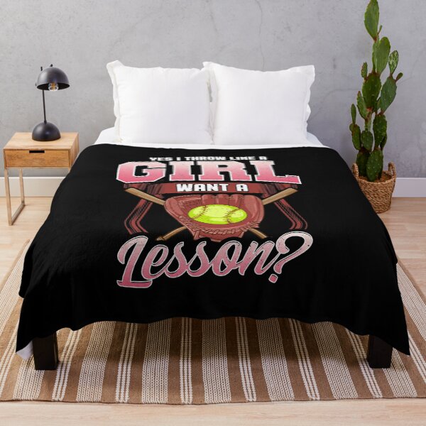 Item preview, Yes I Throw Like a Girl Want a Lesson? Softball designed and sold by perfectpresents.