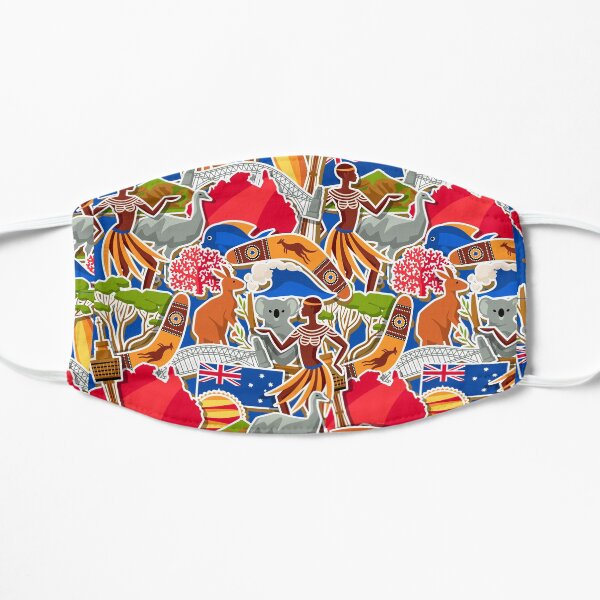 Everything australian Flat Mask