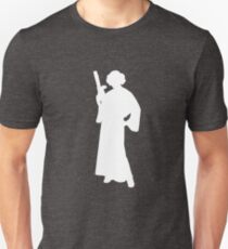 Star Wars Princess Leia White Unisex T-Shirt