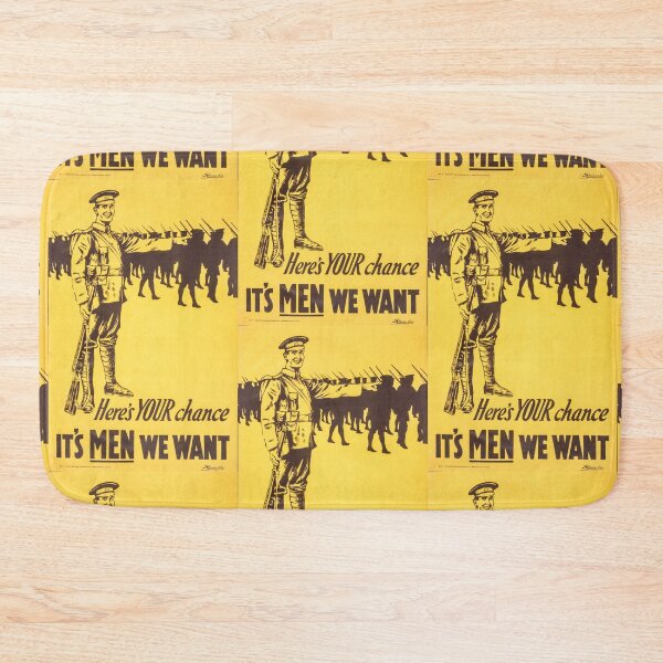 Item preview, Vintage War Years: Here's your chance: It's men we want! designed and sold by CitizenAwear.