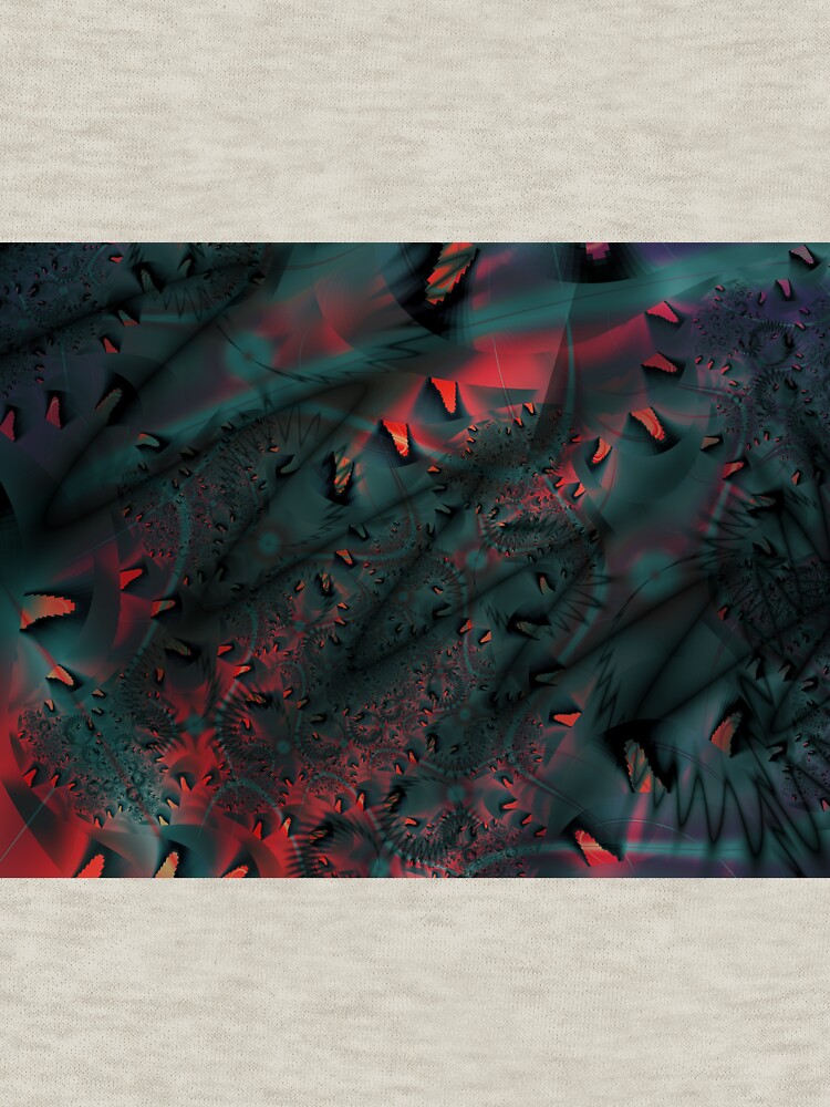 Red Abstract Lined by garretbohl