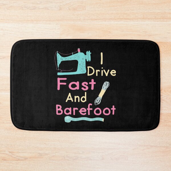 Item preview, I Drive Fast and Barefoot Sewing Machine designed and sold by Charles Brian.