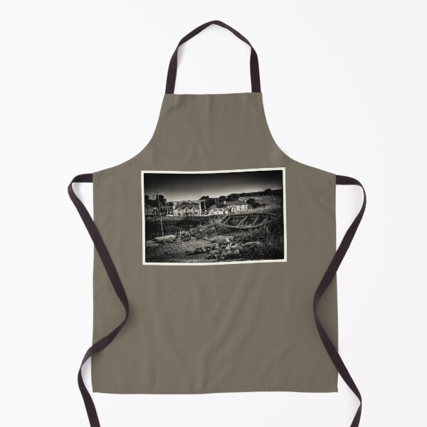 Item preview, Beara Peninsula Kerry Harbour Seascape Sepia Black and White Art Print designed and sold by ROADTROOPER.