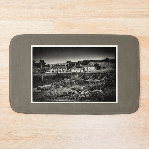 Item preview, Beara Peninsula Kerry Harbour Seascape Sepia Black and White Art Print designed and sold by ROADTROOPER.