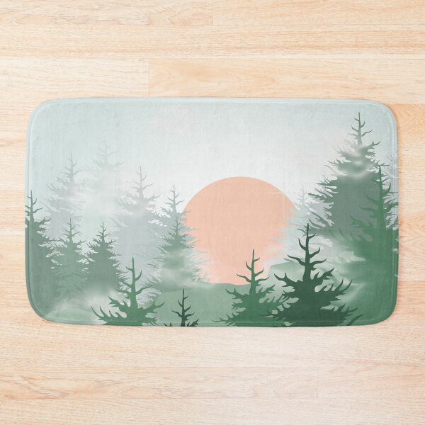 Item preview, Moon over Pine forest  designed and sold by TraveliteDesign.