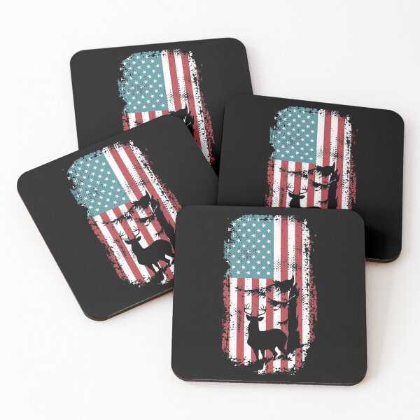 Item preview, Deer Hunting American Flag Patriotic  designed and sold by Vanover Designs.