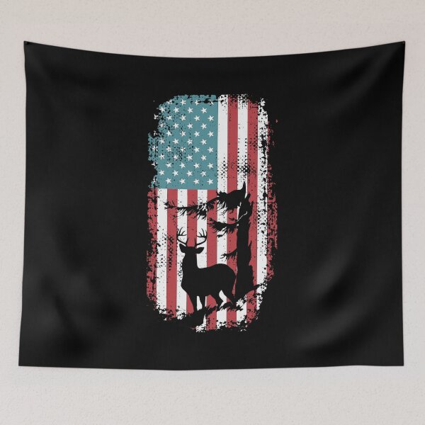 Item preview, Deer Hunting American Flag Patriotic  designed and sold by Vanover Designs.