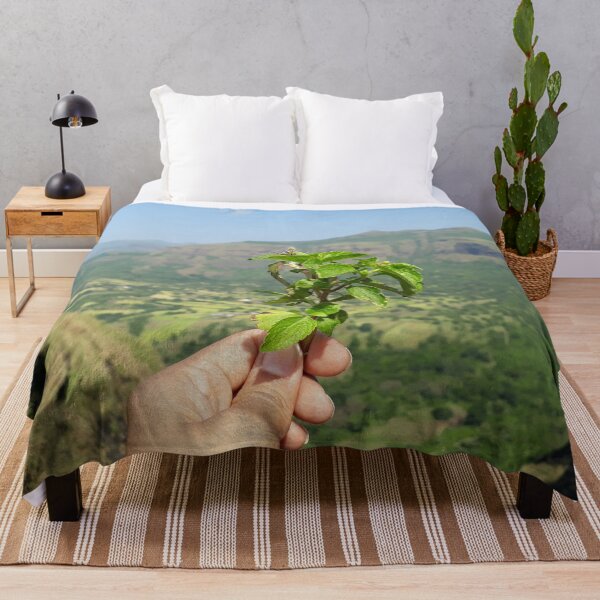 Item preview, Mountaintop Green Landscape designed and sold by PriyanDecor.