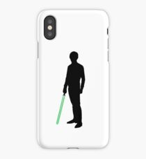 Star Wars Luke Skywalker Black iPhone Case