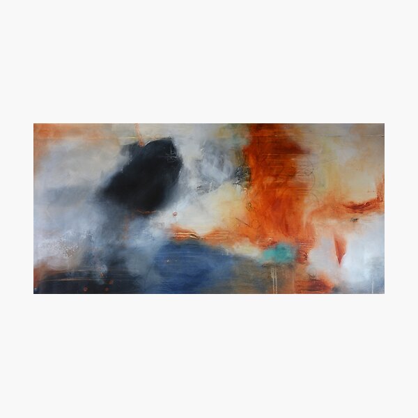Brown and grey art Photographic Print