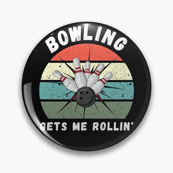 Item preview, Bowling Gets Me Rollin Distressed Sunset designed and sold by SAVWIS.