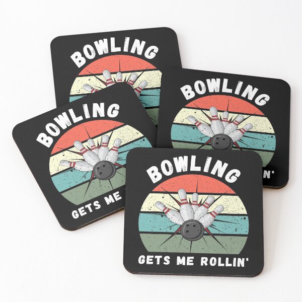 Item preview, Bowling Gets Me Rollin Distressed Sunset designed and sold by SAVWIS.