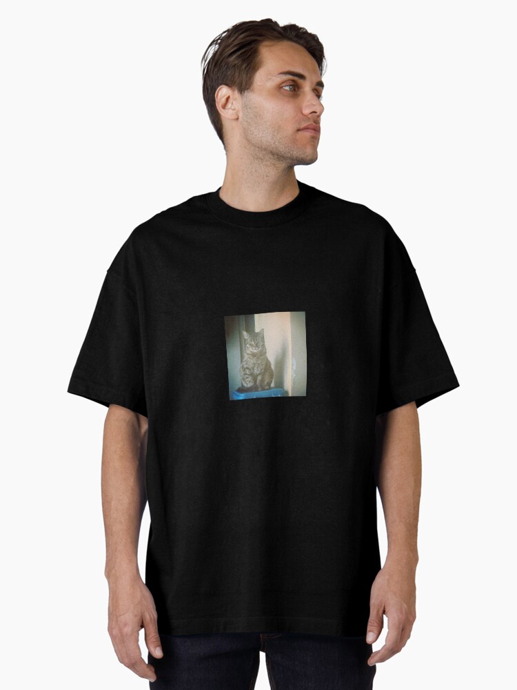 Thumbnail 1 of 7, Oversized T-Shirt, Gray cats designed and sold by festive-ginger.