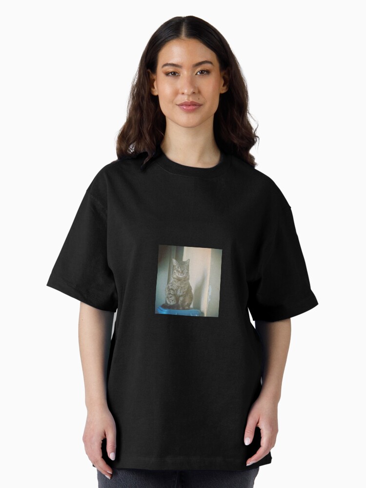 Thumbnail 2 of 7, Oversized T-Shirt, Gray cats designed and sold by festive-ginger.