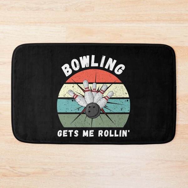 Item preview, Bowling Gets Me Rollin Distressed Sunset designed and sold by SAVWIS.